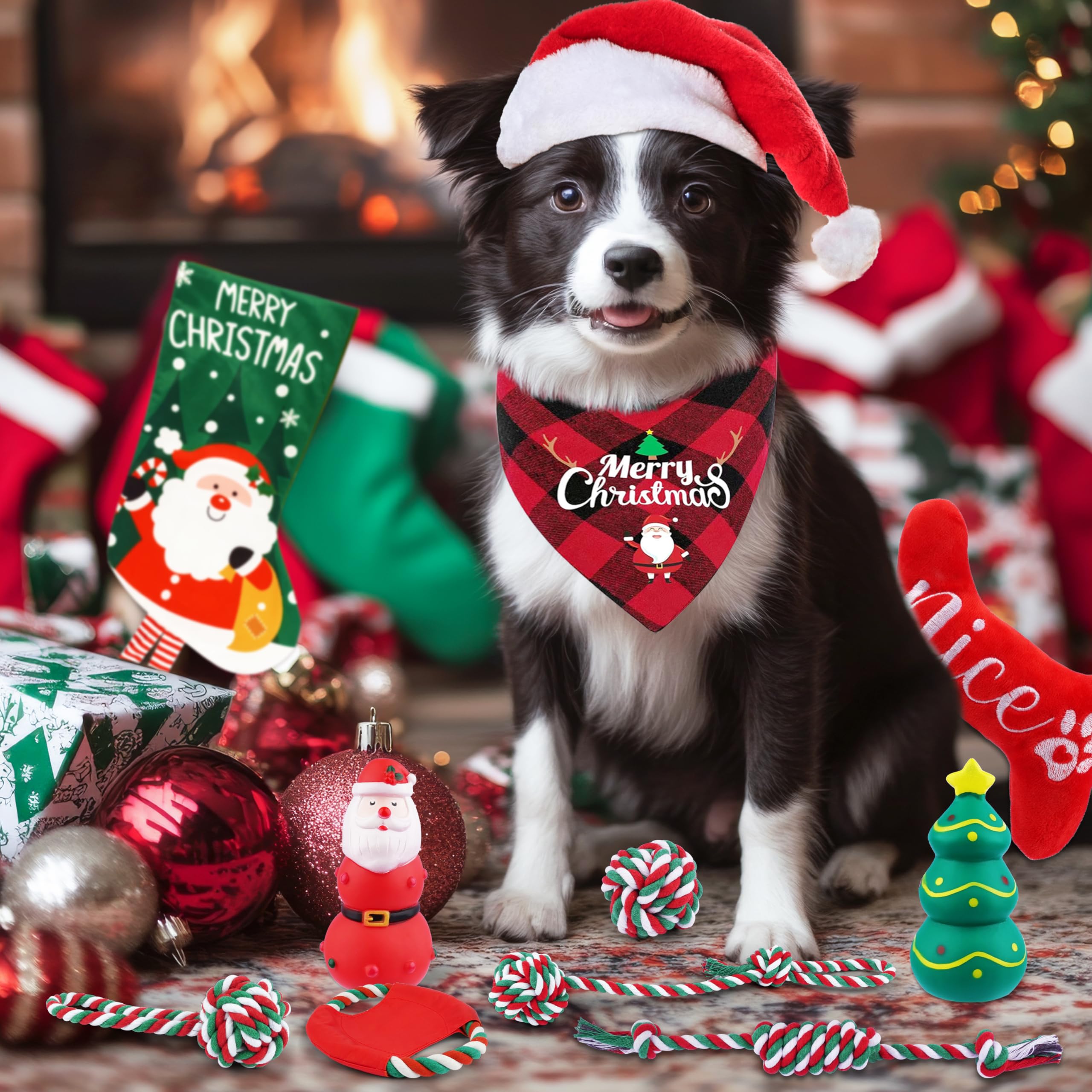 GuiZha dog bandanas add cute style for festive photos and play