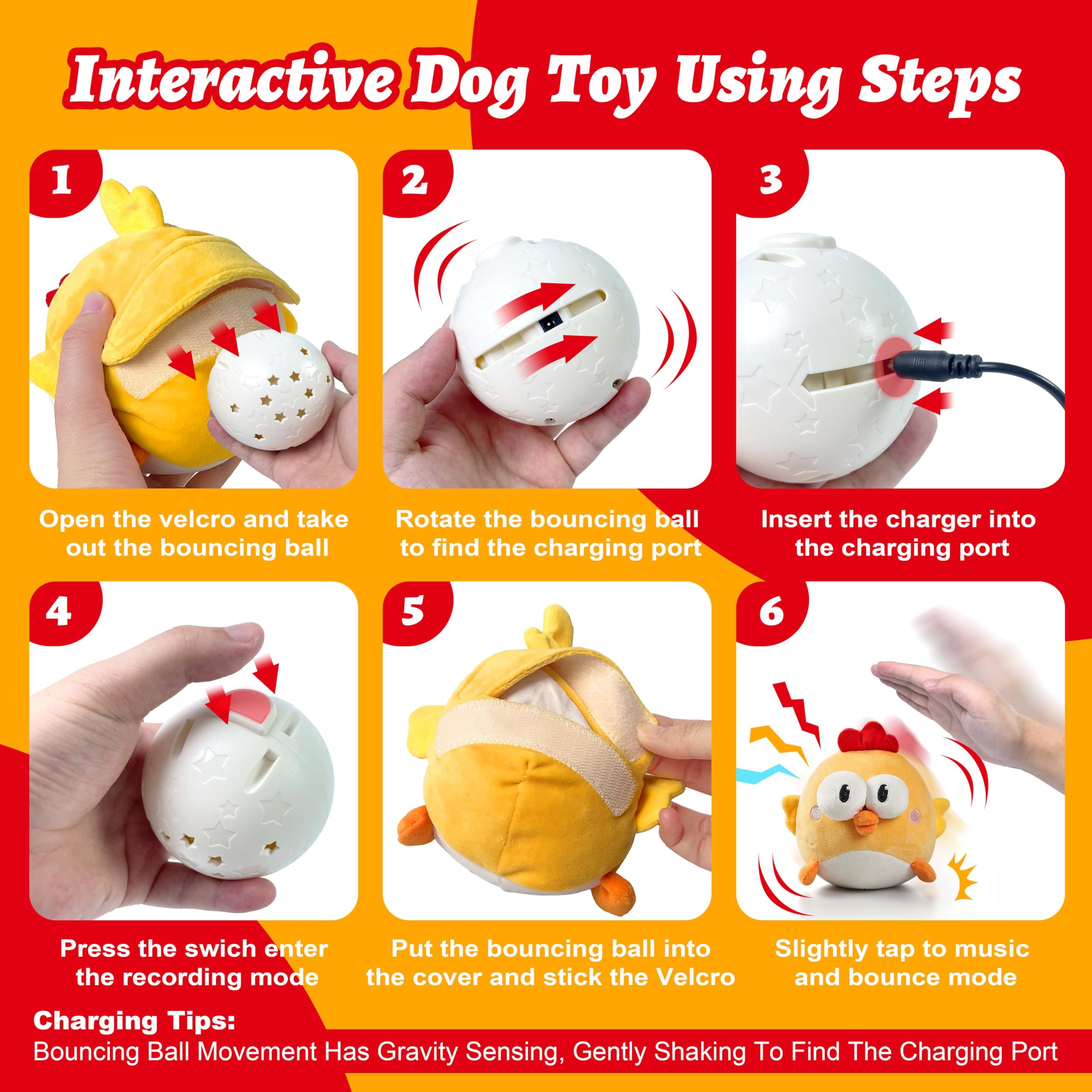 GUKCO dog toy suitable for indoor and outdoor fun