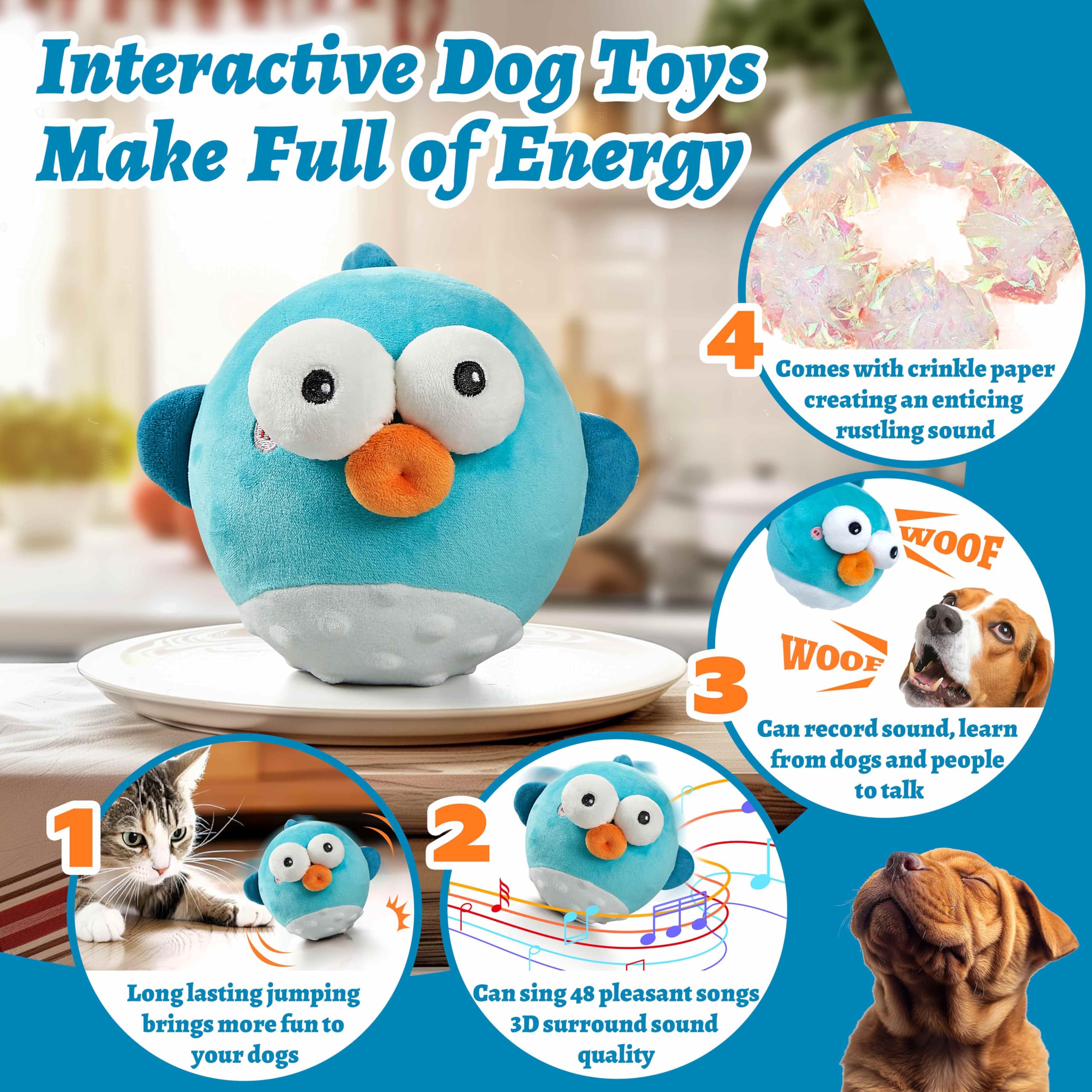 GUKCO Puffer jumping ball in action during play