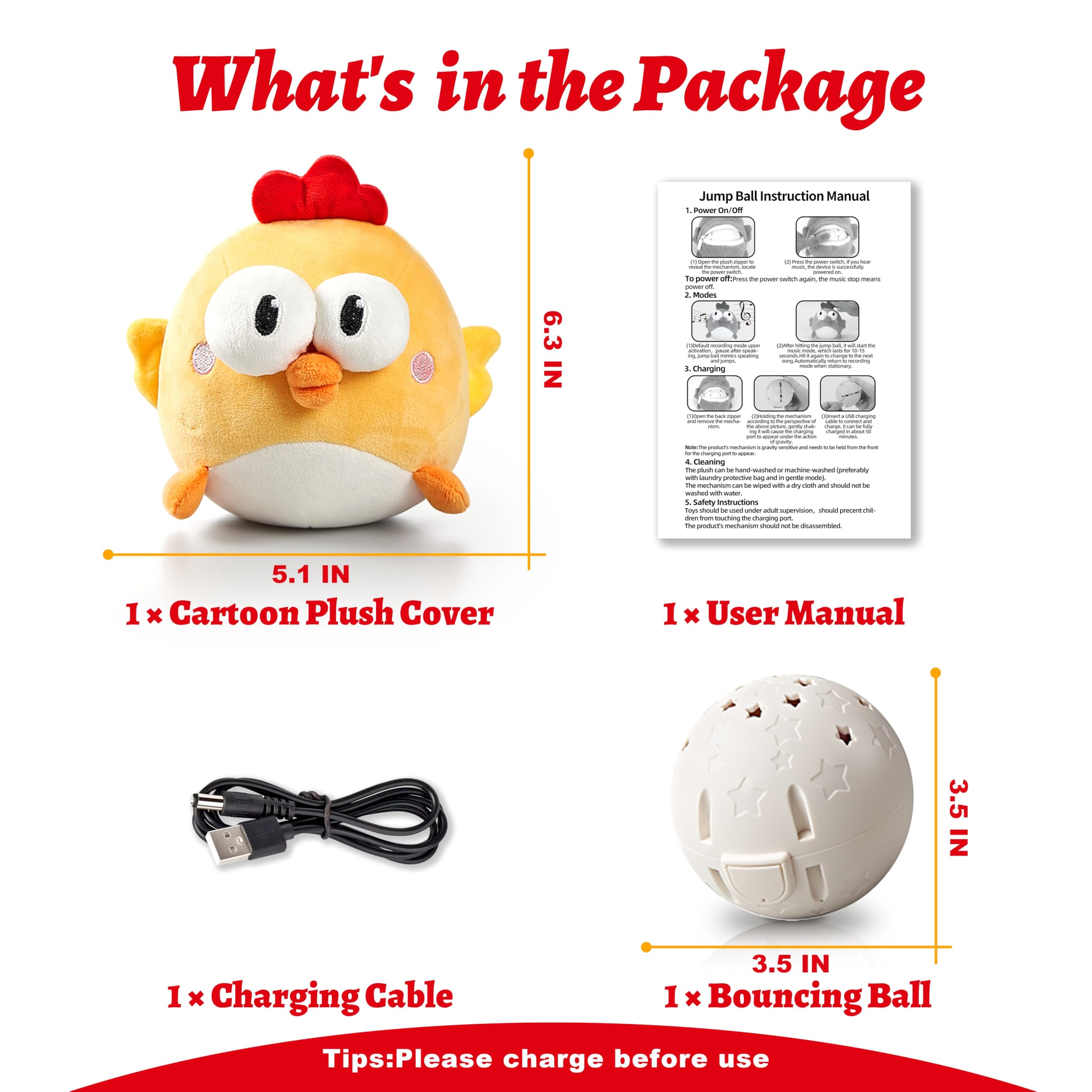 GUKCO rechargeable charger included enables longer play sessions