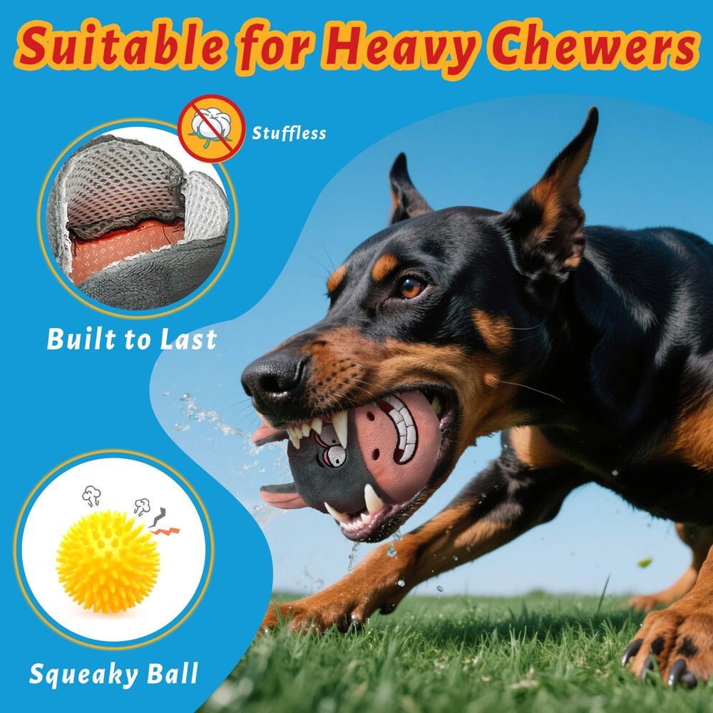GUKCO durable stitching dog toy closeup showing reinforced seams