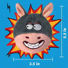 GUKCO squeaky spiked ball inside dog toy illustrating internal feature