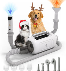 GULIGULI 6-in-1 grooming kit front view for quiet at-home pet care