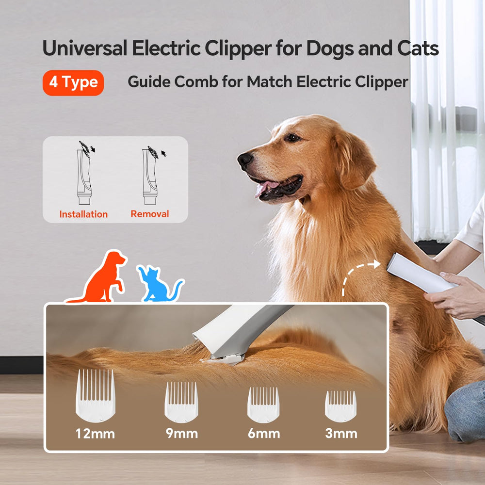 GULIGULI quiet clipper operates under 55 dB for stress-free grooming