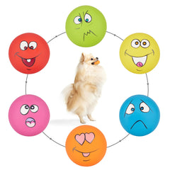 gulucute dog squeaky toy ball pack front view for engaging fetch and interactive play