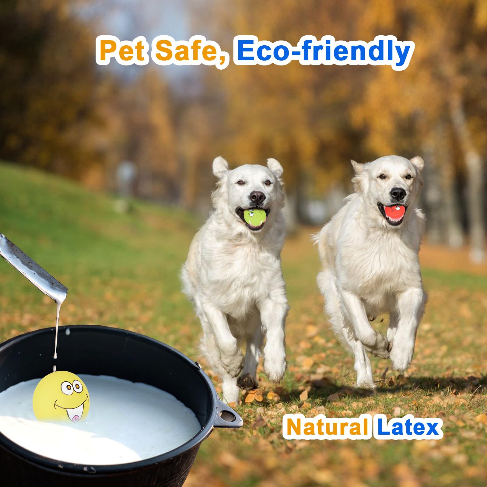 Gulucute three-pack squeaky toys set for big dogs.