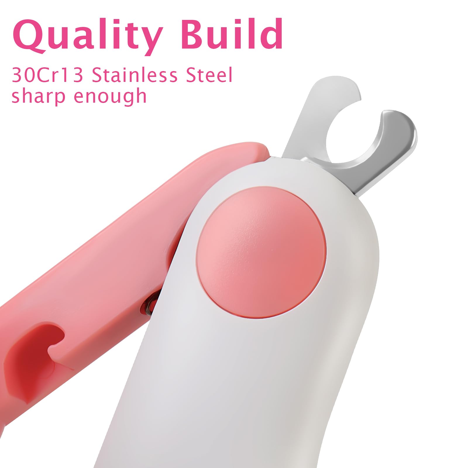 GuLuPets ergonomic non-slip handle keeps grooming comfortable