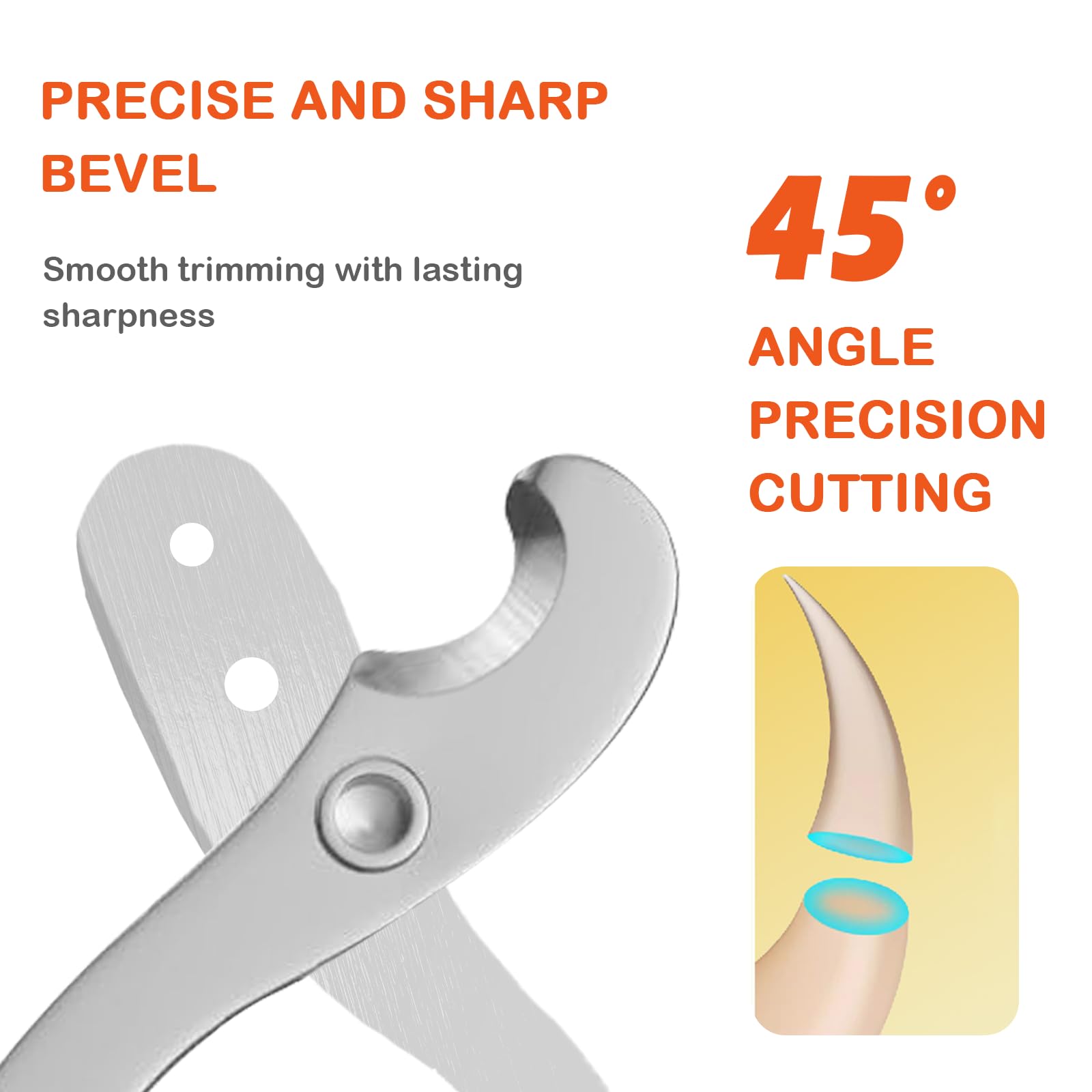 GUNEDD Bearded Dragon Clippers feature lubricated pivots for smoother operation.