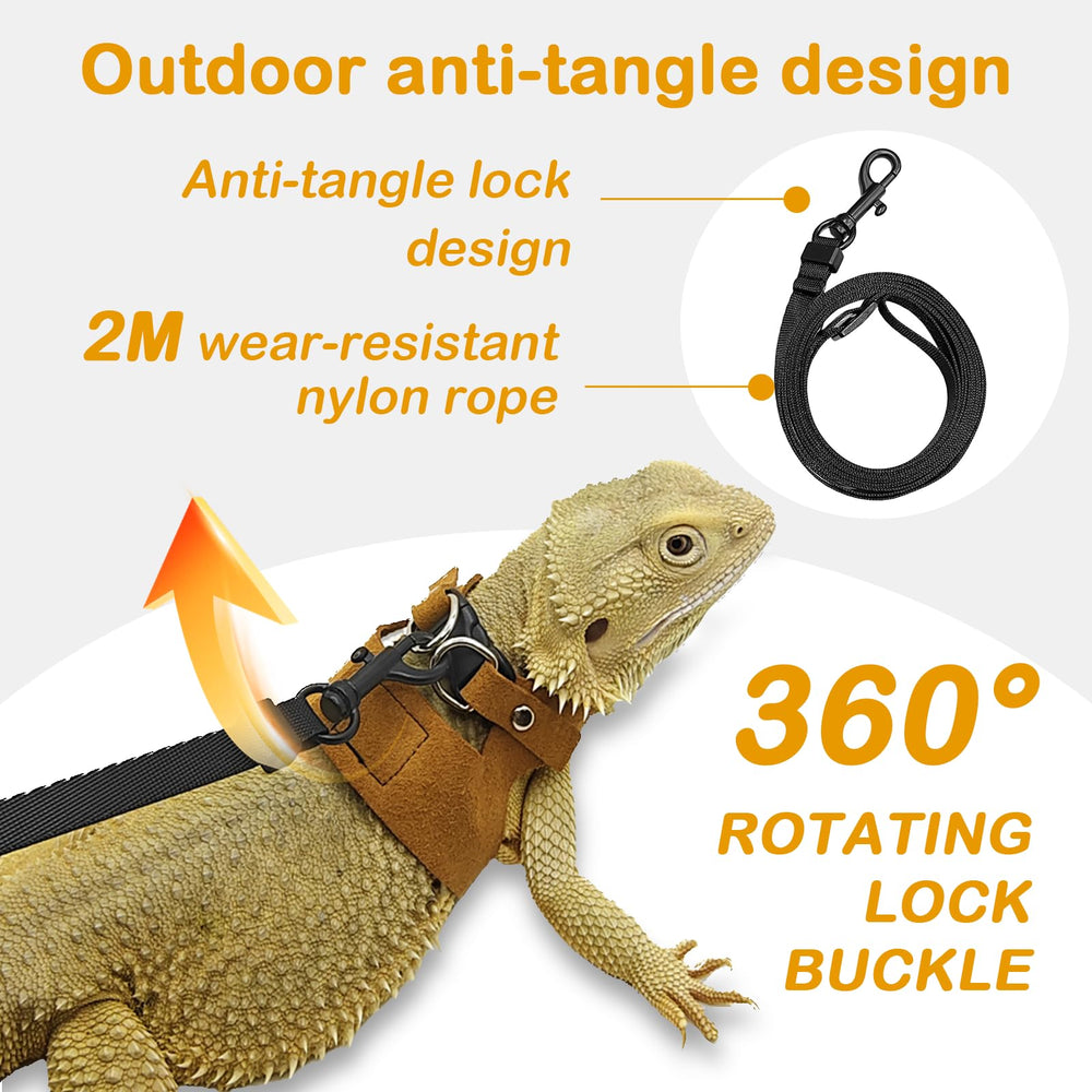 GUNEDD leash with 360° swivel clip reduces tangling during outdoor walks.