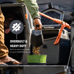 GUNNER easy-clean design simplifies post-meal cleanup and organization.