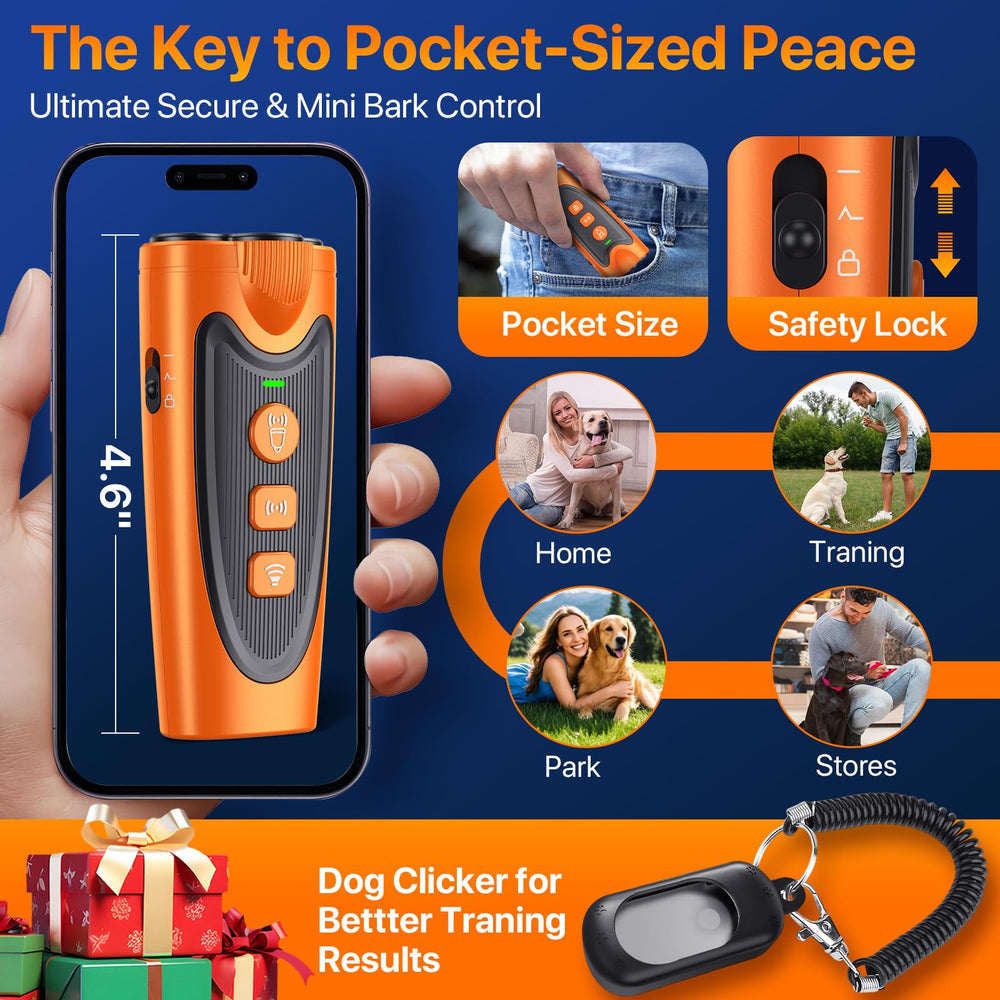 GUODUN ARMOR compact-portable design fits in pocket for on-the-go bark management.