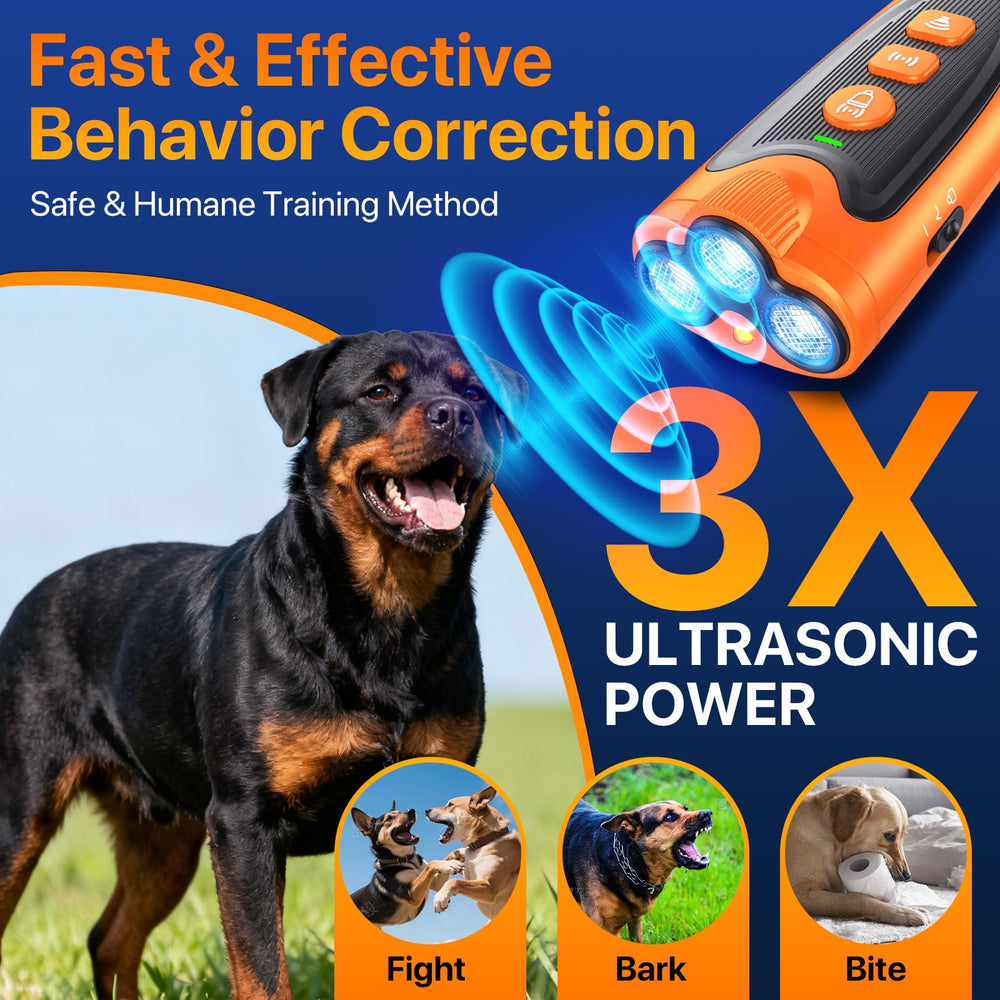 GUODUN ARMOR dog bark deterrent device side view highlights portable, pocketable design for daily outings.