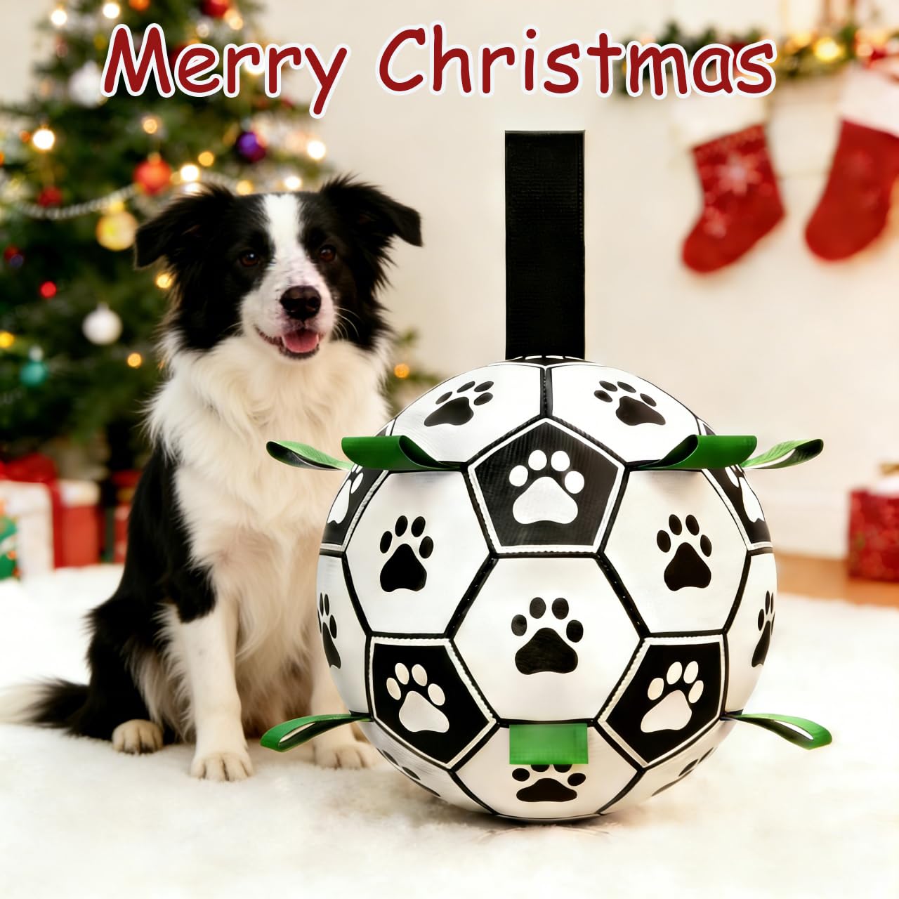 Guowanpp durable PU dog ball with reinforced stitching and bite resistance.