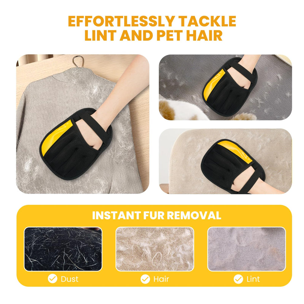 Guowo electrostatic pet hair remover on fabric lifts lint without snagging
