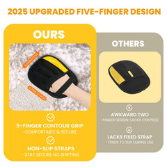 Guowo upgraded five-finger glove with full-hand control for faster lint removal