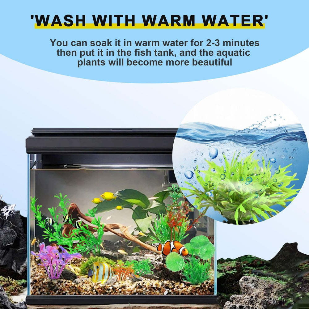 Gupawix aquarium plants soft materials prevent fish injury.