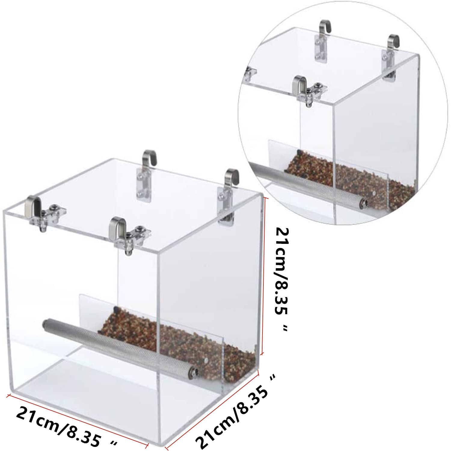 GURECOD Easy-Clean Surface is simple to wipe down after feeding sessions.