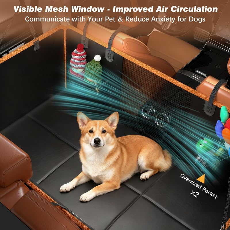 Gusil Back Seat Extender base-size 51x24 fits most cars for quick setup.