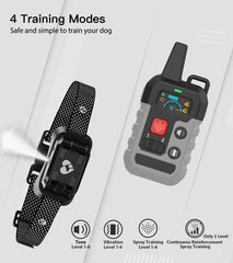 Gutes Leben Citronella Collar vibration mode image for quiet, humane correction.