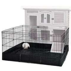 GUTINNEEN rabbit playpen 16 ft² spacious area for indoor exploration