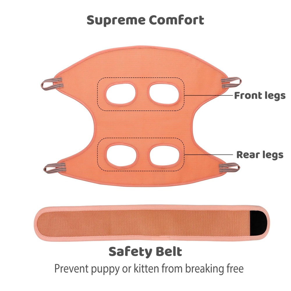Guzekier dog nail clipping setup showing safety-stop clippers for precise trimming
