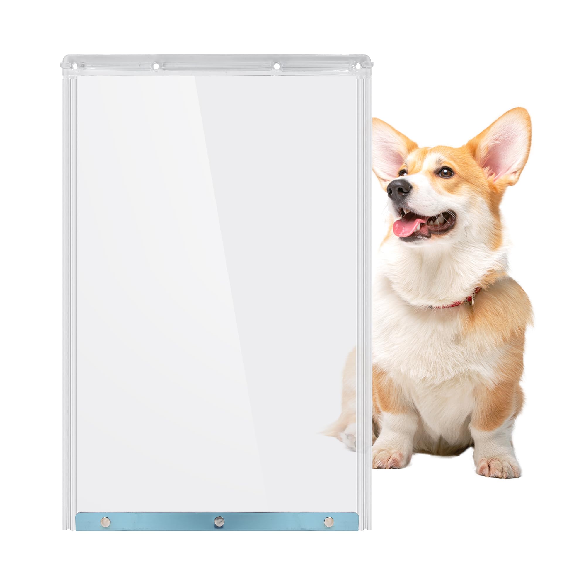 GVBLKGX dog door flap 10.5x15 fits Ideal Pet original door for secure access.