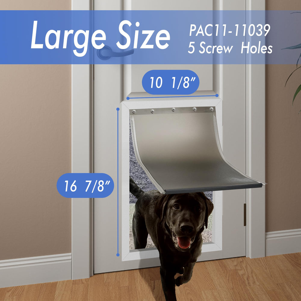 GVBLKGX dog door flap pac11-11039 fit shows compatibility
