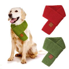 Gvhntk dog knitted scarf red for festive warmth and year-round style.