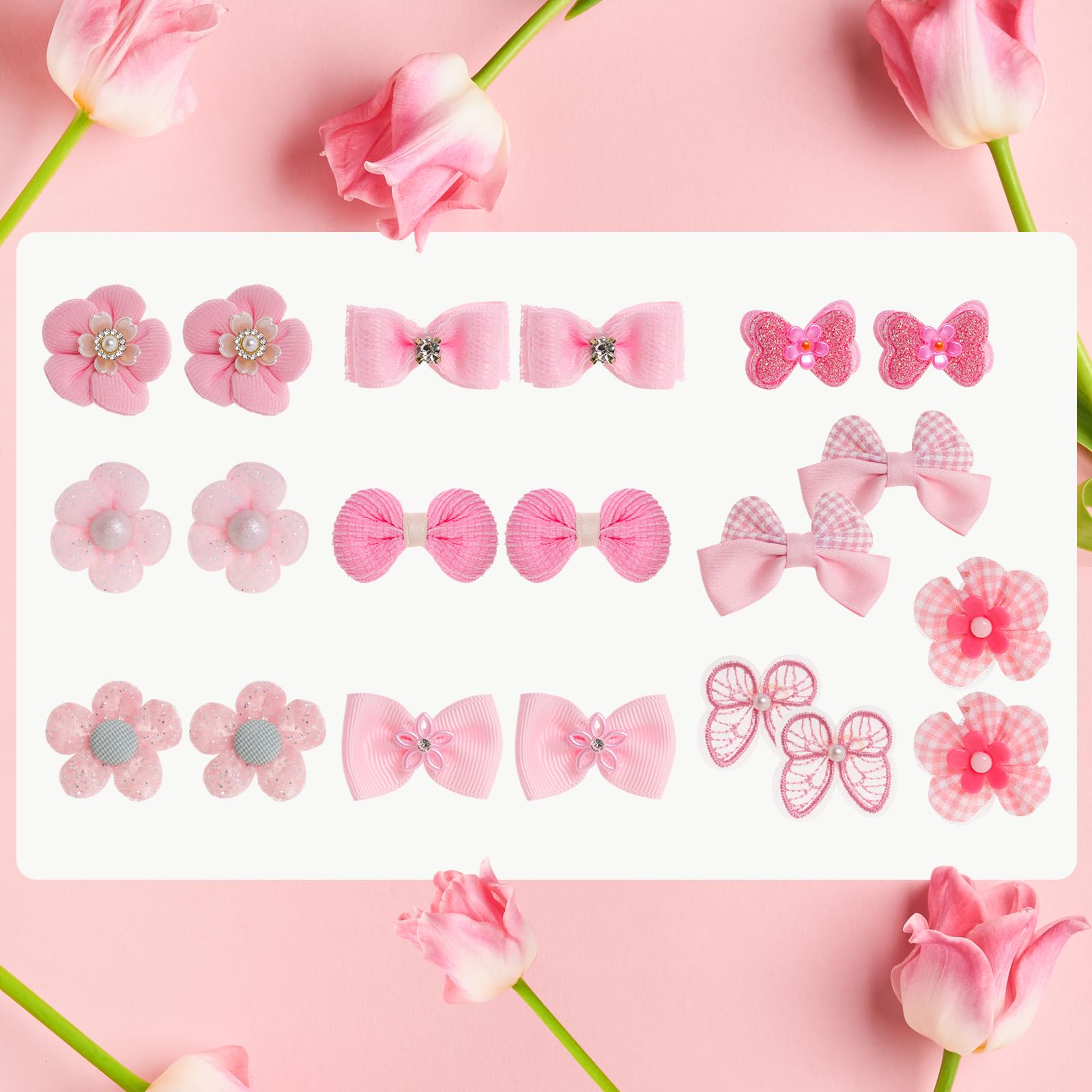 Gvhntk faux pearl butterfly clip adds delicate charm and a photo-friendly detail.