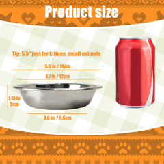 GCVOPTON whisker-friendly shallow cat bowl for comfortable meals.