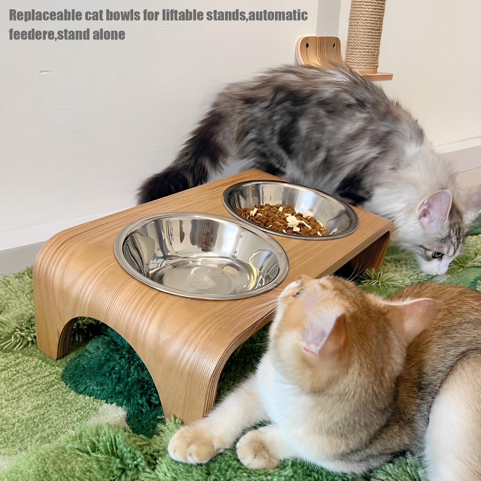 GCVOPTON four-pack replacement bowls for your pets dining set.