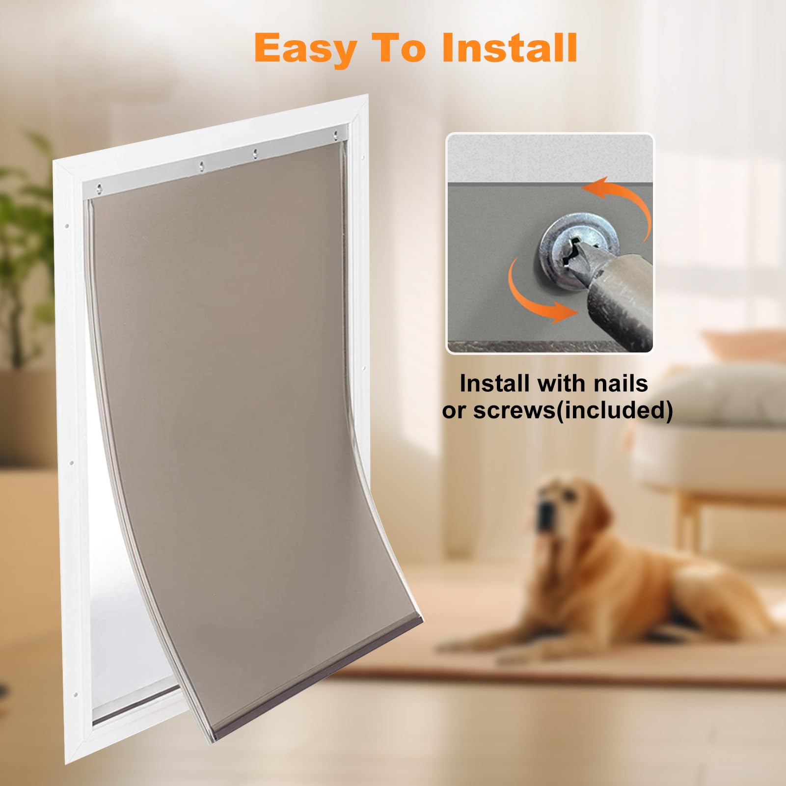 Gvwoye compatibilidad PetSafe para puerta de perro facilita reemplazo