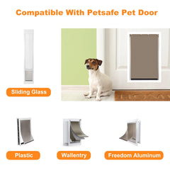 Gvwoye repuesto puerta perro mediana 12 7/8 x 8 1/8 pulgadas