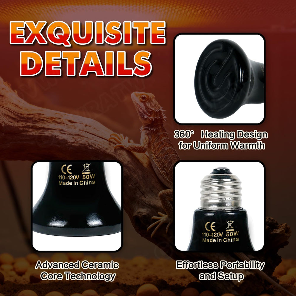 GVWRATW heat-emitter dual-zone setup demonstrates flexible placement for multiple habitats.