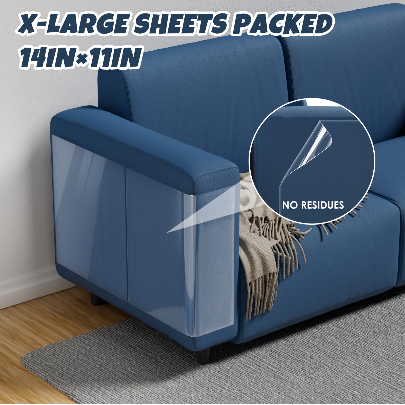 GWORLD easy wipe-off removal restores sofa after playful cat moments.