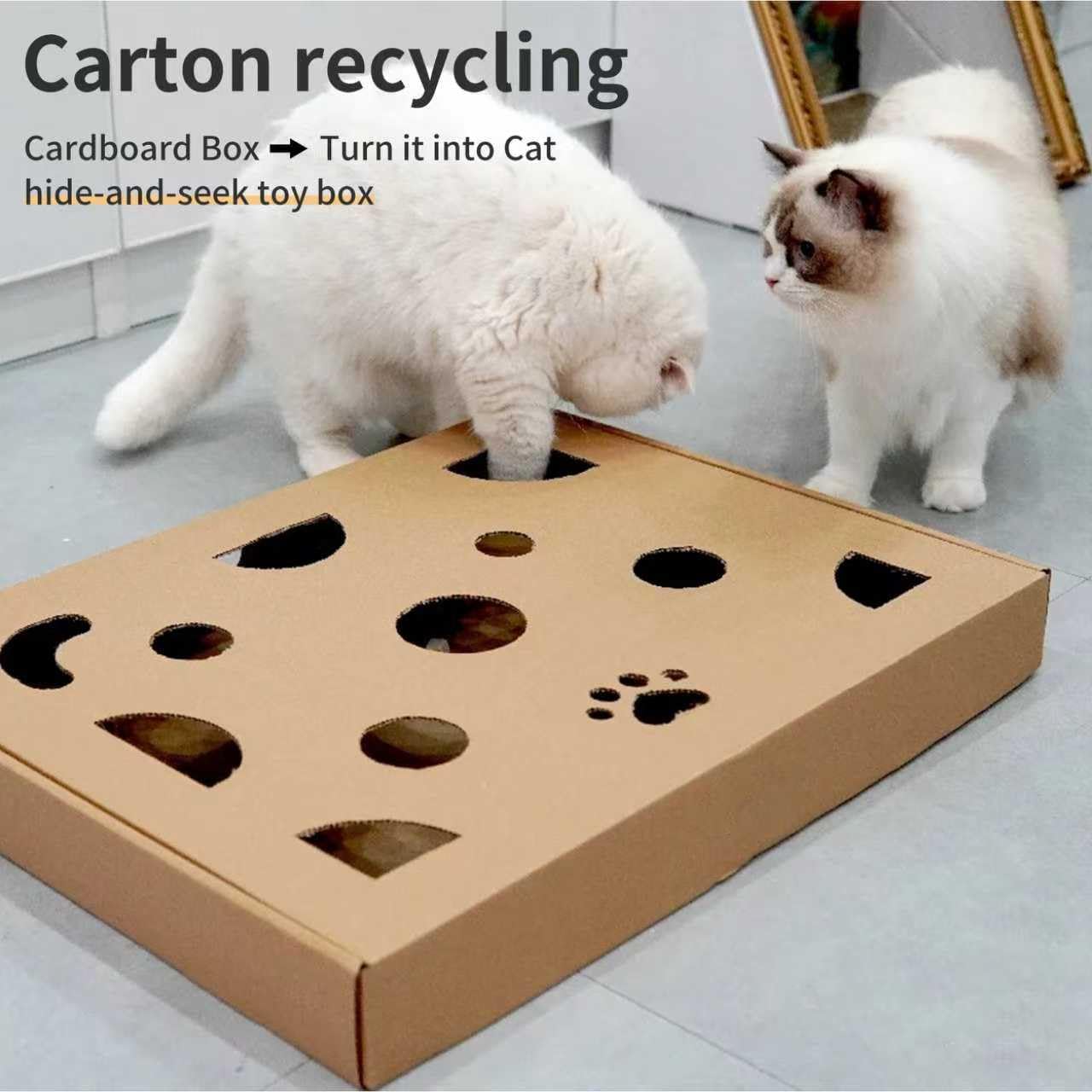 GWORLD non-slip silicone base prevents sliding for steady scratching and calm naps.