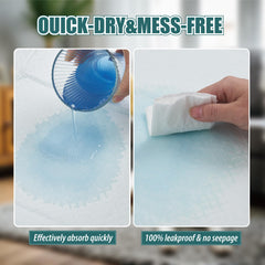 GWT Puppy Pads floor use showing leak prevention during puppy training