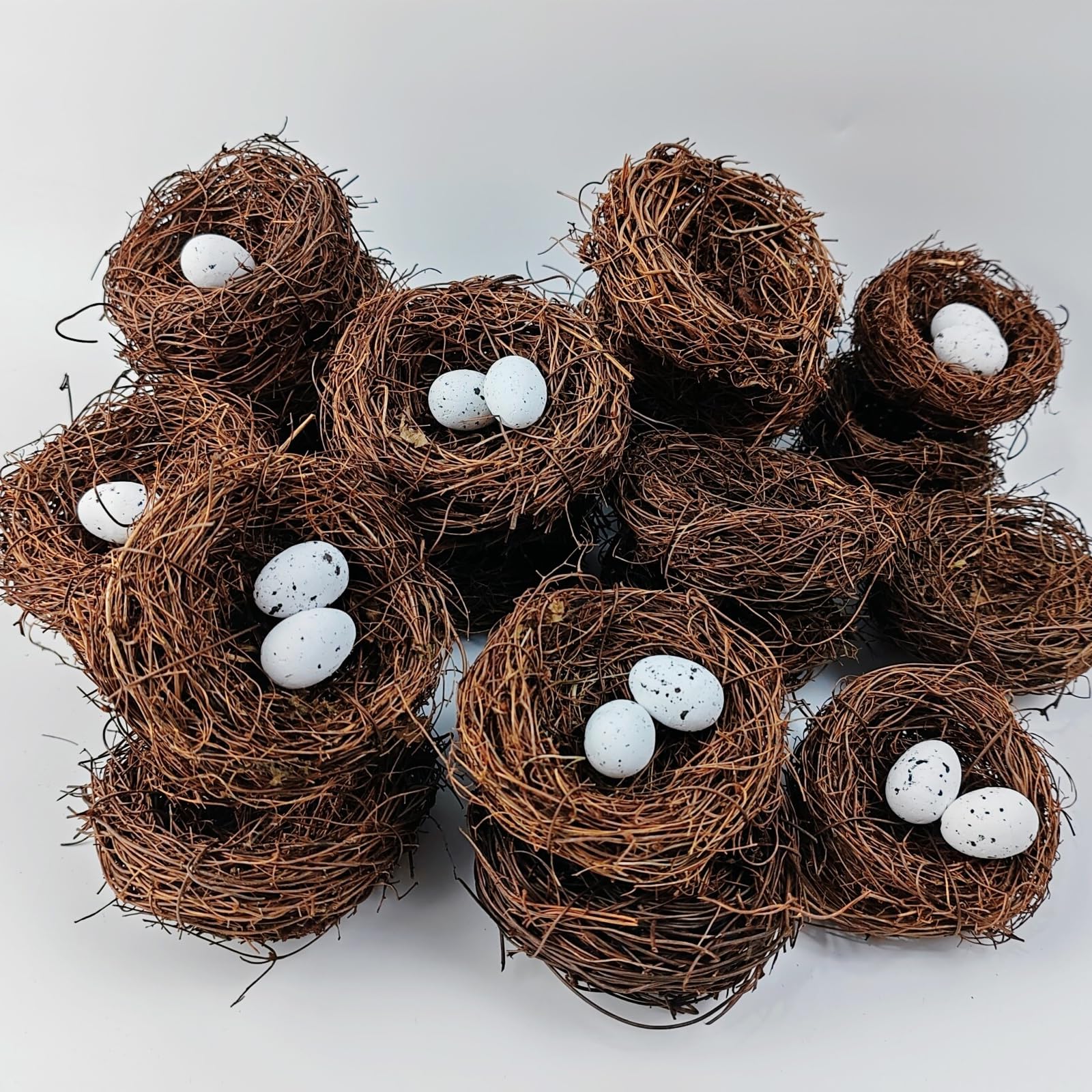 GXXMEI craft project idea with eggs and nests for photography props.