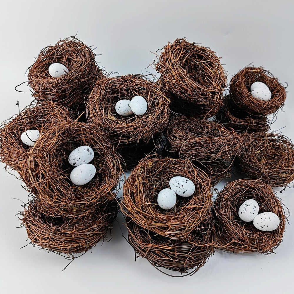 GXXMEI craft project idea with eggs and nests for photography props.