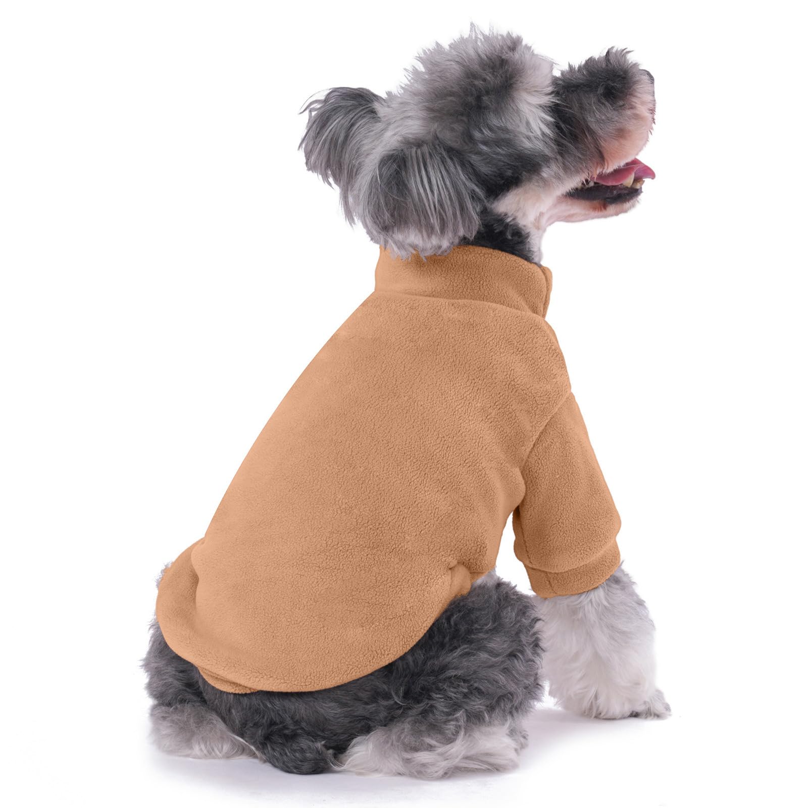 GYALAPERI machine-washable sweater simplifies cleanup after playful outings.