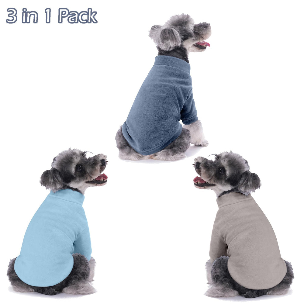 GYALAPERI dog sweater pack back view highlights even warmth for daily wear.