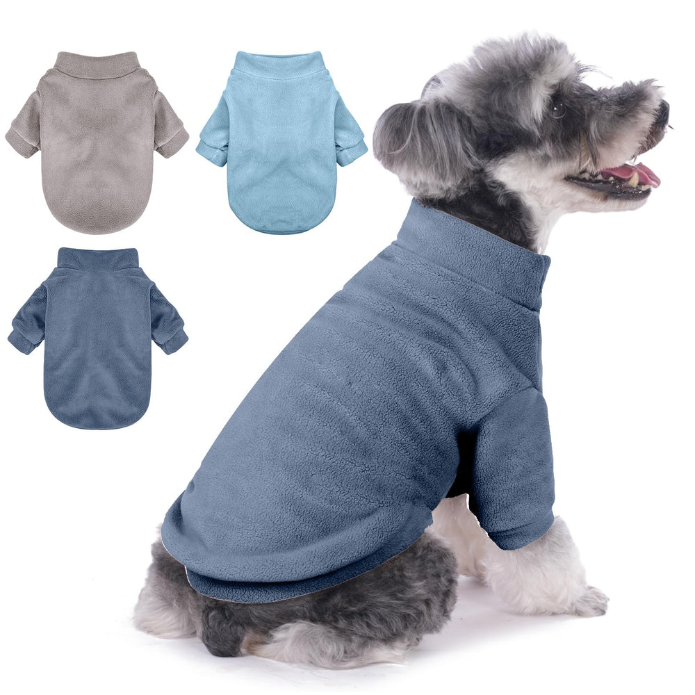 GYALAPERI dog sweater pack front view shows warm, cozy fit for small breeds.