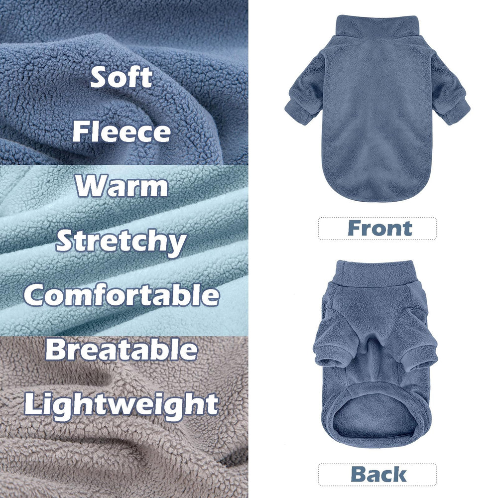 GYALAPERI dog sweater pack knit close-up emphasizes soft texture for small dogs.