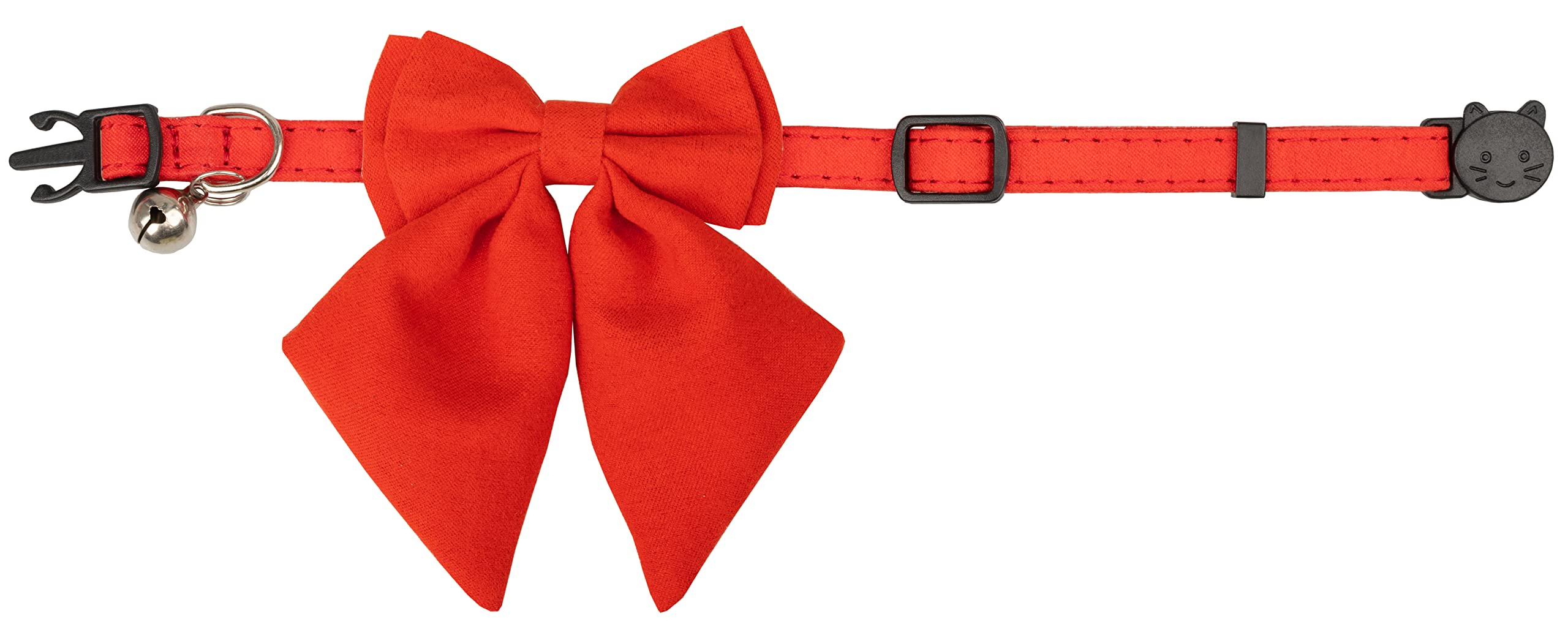 Gyapet cat collar bow red wedding style worn for photos and events