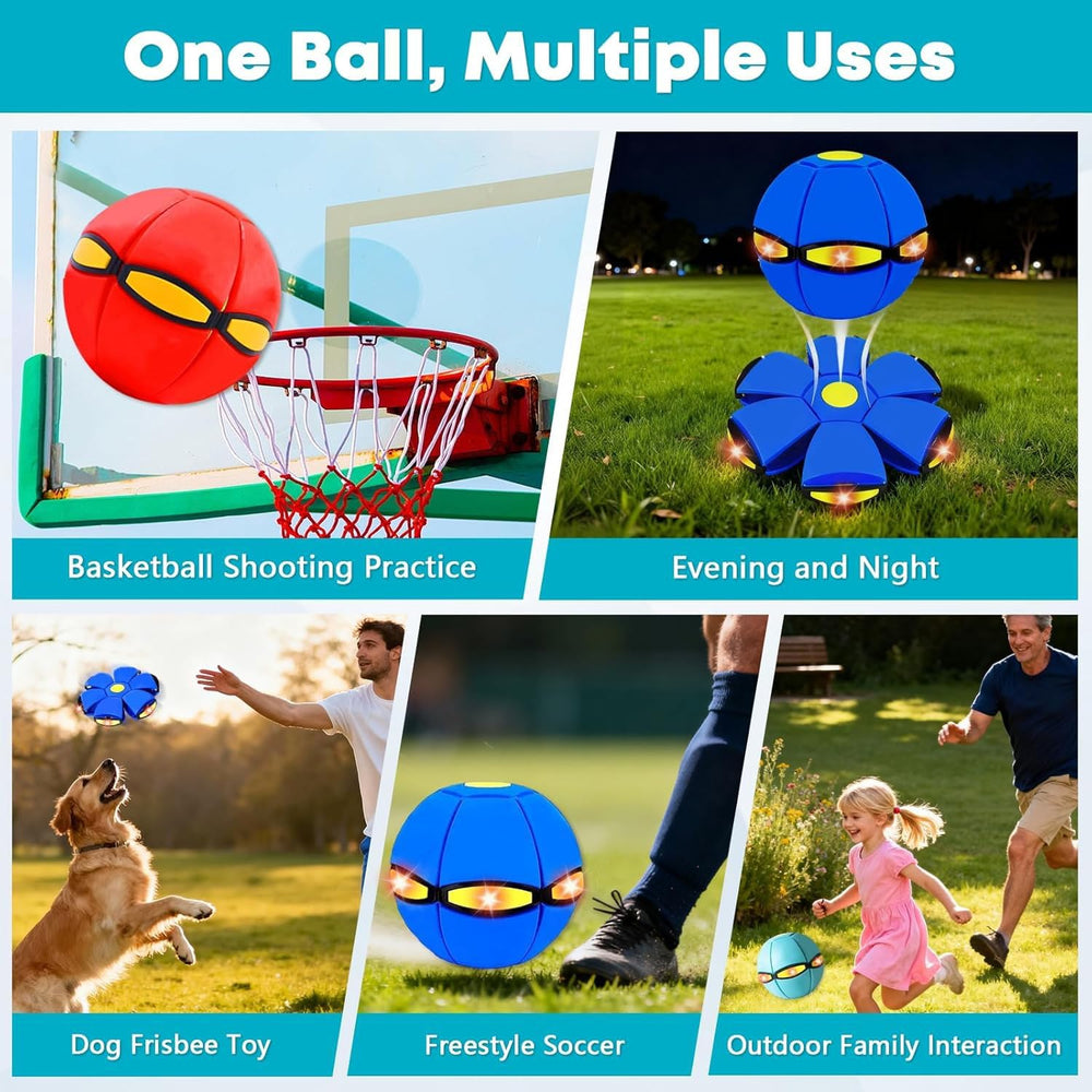 Gyfimdo Magic Ball glow and color-change visuals attract kids and pets during play