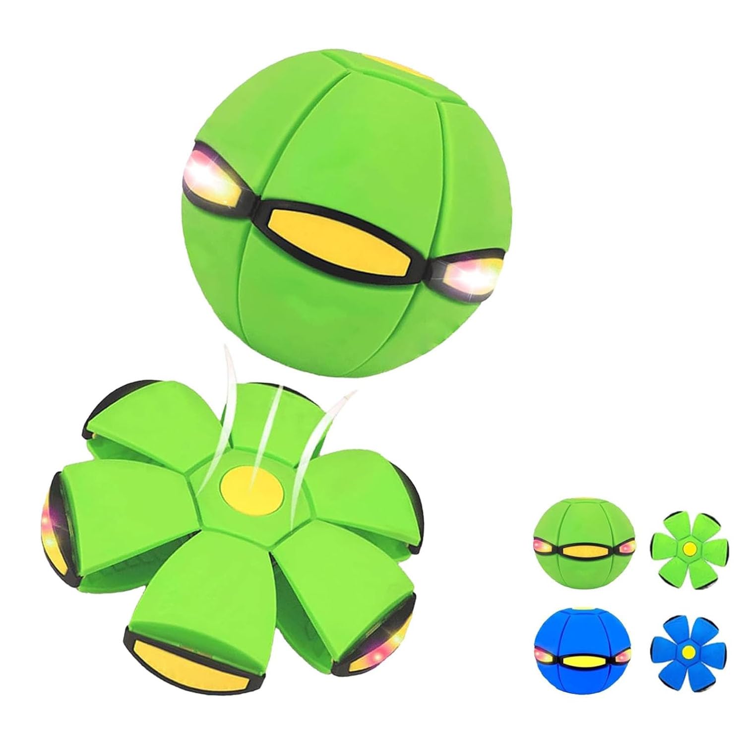 Gyfimdo Magic Ball in green ball form for indoor or outdoor active play