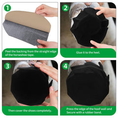 GYHPD hoof care easy-application tape sticks quickly.