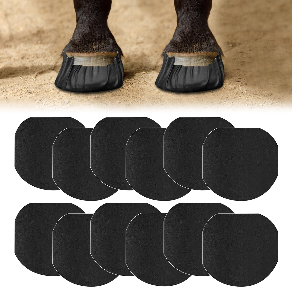 GYHPD hoof tape cotton strong sticky pack6 for durable hoof protection.