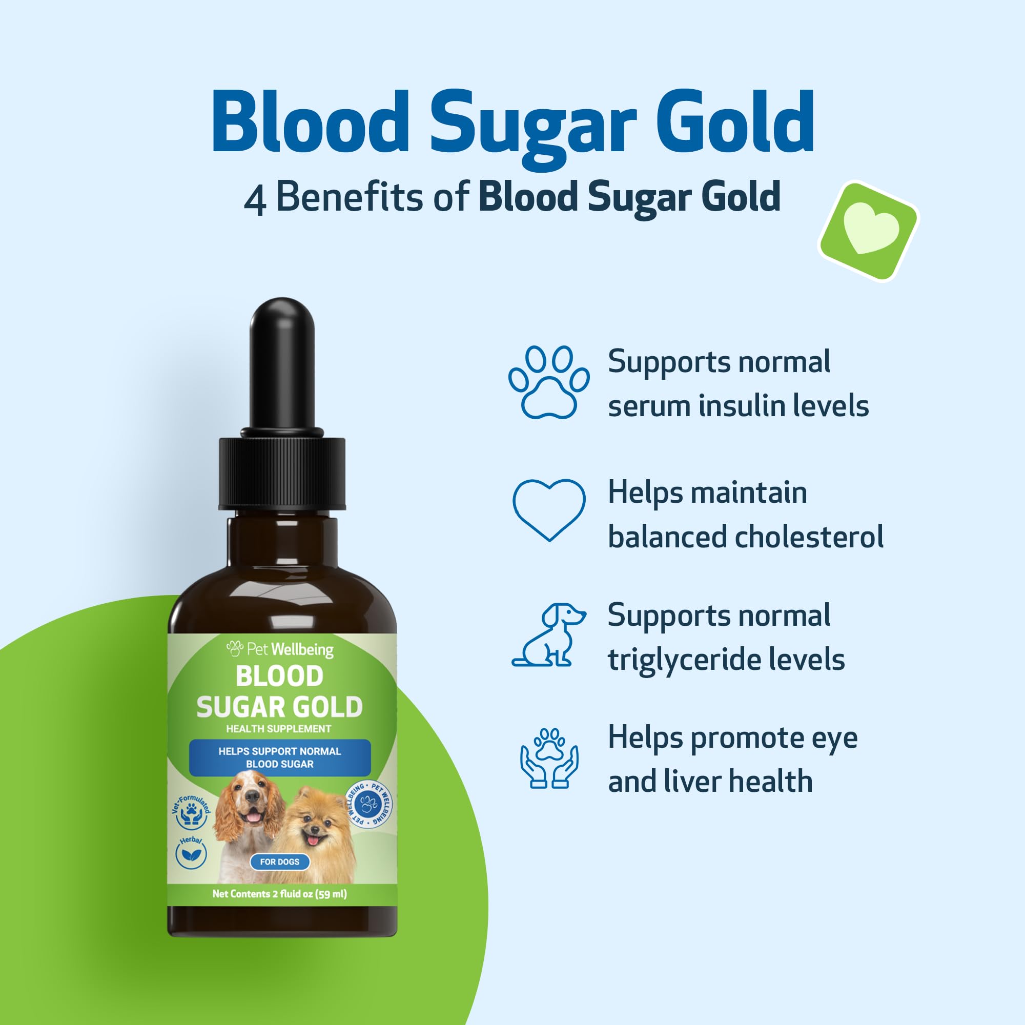Gymnema leaf—Pet Wellbeing Blood Sugar Gold herbal support.