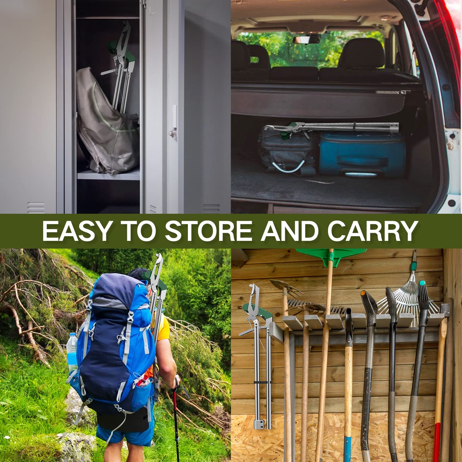 GYORGKSHI portable collapsible design for car storage and on-the-go use.